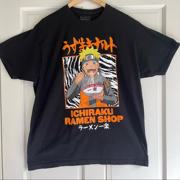 Black Naruto Graphic T-Shirt - XL - Picture 1 of 3